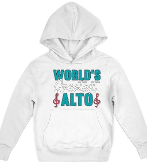 Musical Theatre Worlds Greatest Alto Loves Drama Kids Hoodie