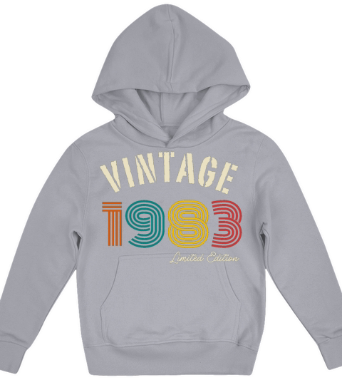 Vintage 1983 40th Birthday Kids Hoodie