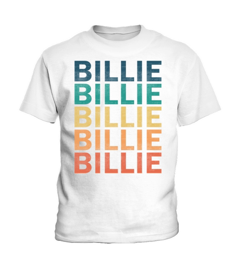 Billie Name T Shirt - Billie Vintage Retro Name Gi Kids T-Shirt