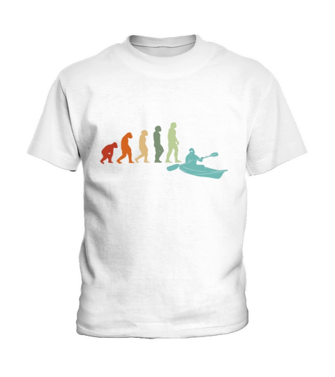 KAYAKS Canoes RAFTING Vintage KAYAKER Kayaking Kids T-Shirt