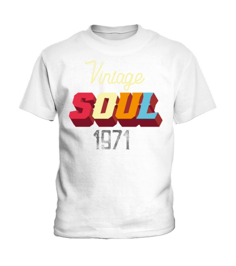 Vintage Soul 1971 Kids T-Shirt