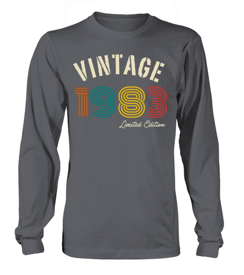 Vintage 1983 40th Birthday Long sleeved Unisex
