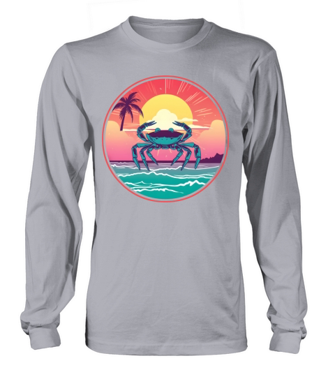 Vintage Crab Lovers Long sleeved Unisex