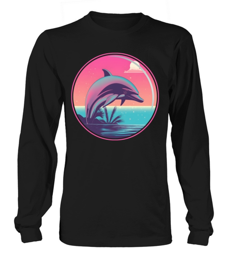 Vintage Dolphin Lovers Long sleeved Unisex