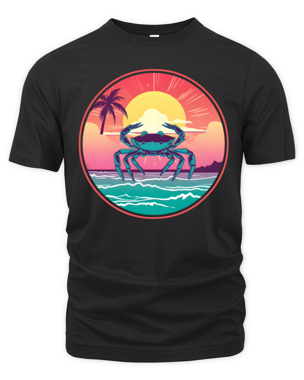 Vintage Crab Lovers Organic Unisex T-shirt