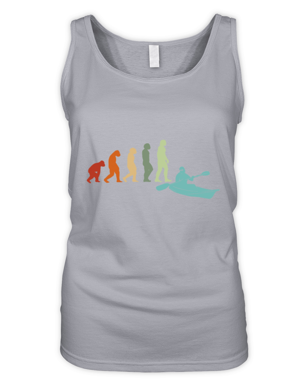 KAYAKS Canoes RAFTING Vintage KAYAKER Kayaking Organic Women's Tank Top