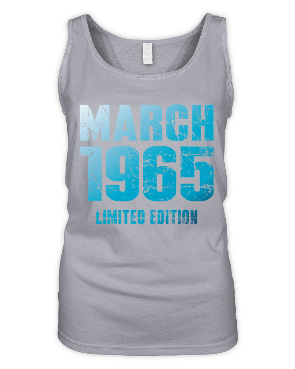 March 1965 Limited Edition Birthday Present Organic Women's Tank Top