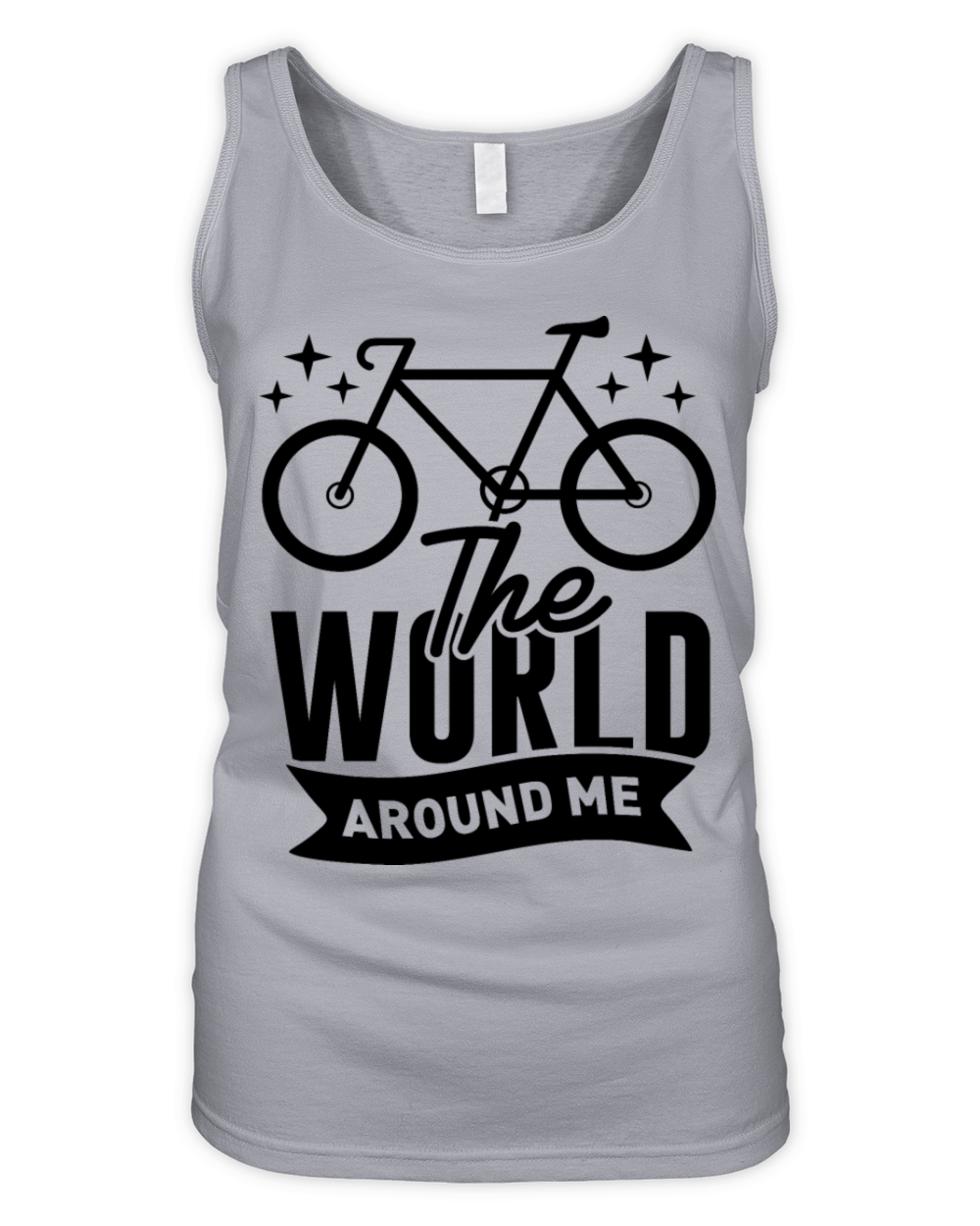 The World Around Me Live Life On Wheels Organic Women's Tank Top