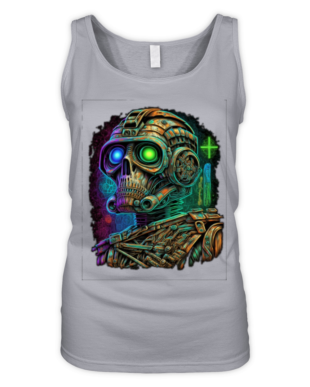 vintage robot Organic Women's Tank Top