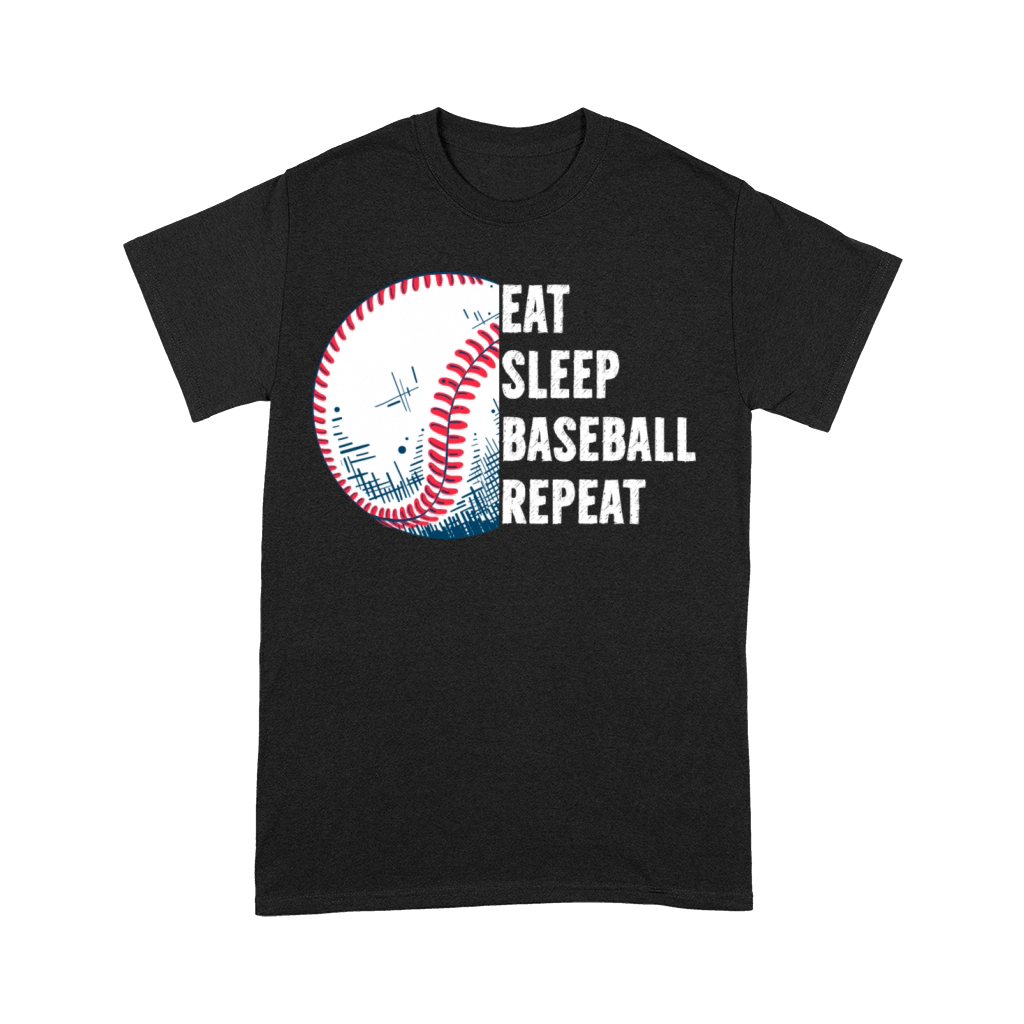 Eat Sleep Baseball Repeat Funny Vintage Premium T-shirt