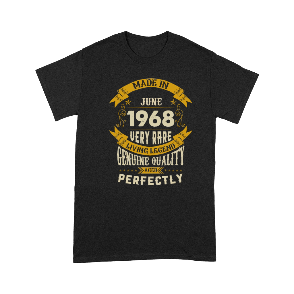 June 1968 Vintage Birthday Present Premium T-shirt