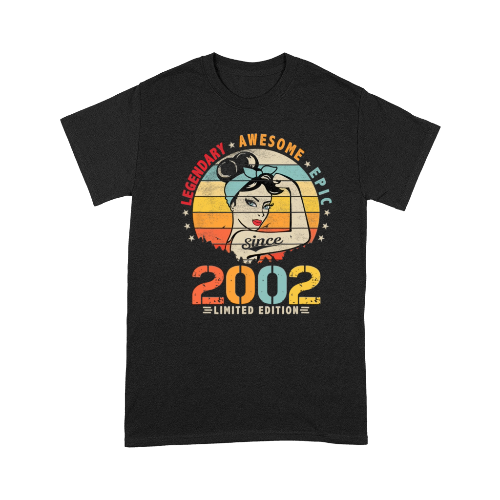 Vintage 2002 21st Birthday Legendary Awesome Epic Premium T-shirt
