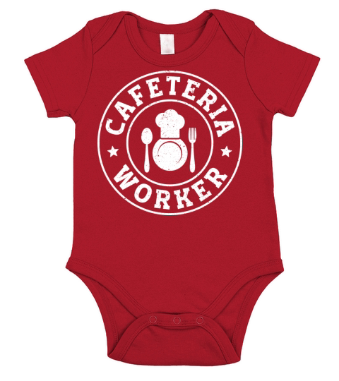 Cafeteria Worker Grunge Vintage Cafeteria Worker Short Sleeve Baby One-Piece