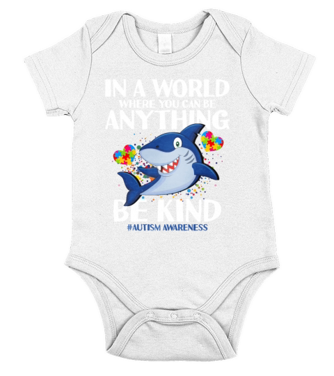 In A World Where You Can Be Anything Be Kind Short Sleeve Baby One-Piece