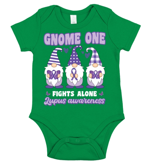 Lupus Awareness 2023 Short Sleeve Baby One-Piece