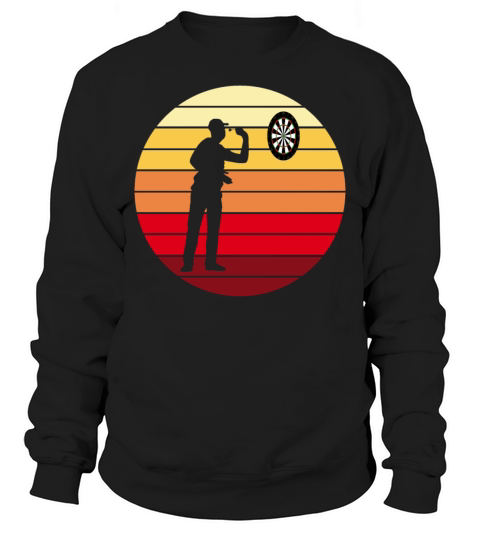 Darts Dart Player Dart-Throwing Retro Vintage Gift Sweatshirt Unisex