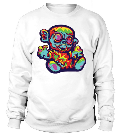 Horror Scary Bear Halloween Vampy Bear Sweatshirt Unisex
