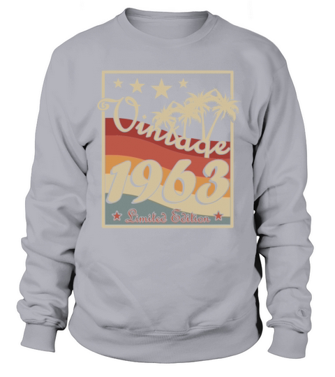 Vintage 1963 retro style Sweatshirt Unisex