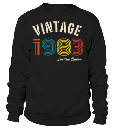 Vintage 1983 40th Birthday Sweatshirt Unisex