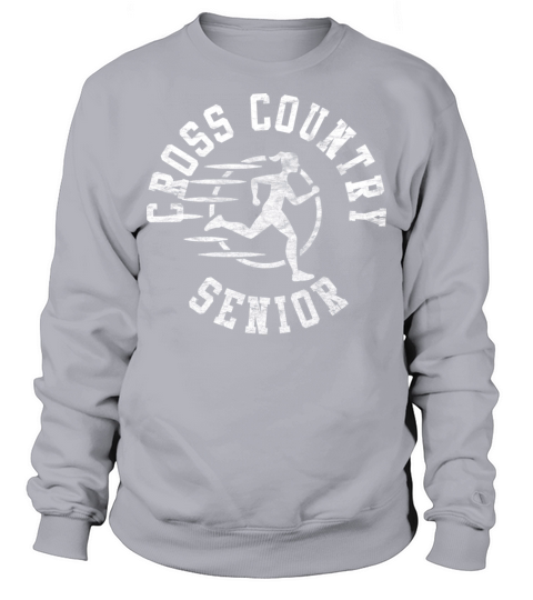 Vintage Cross Country Senior Sweatshirt Unisex