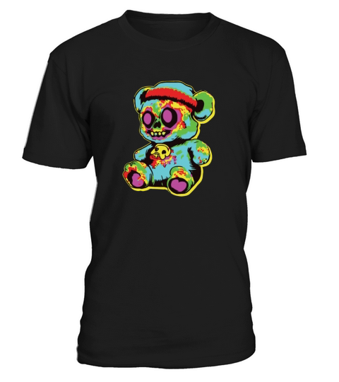 Horror Scary Bear Halloween Creepy Cuddles T-Shirt Unisex