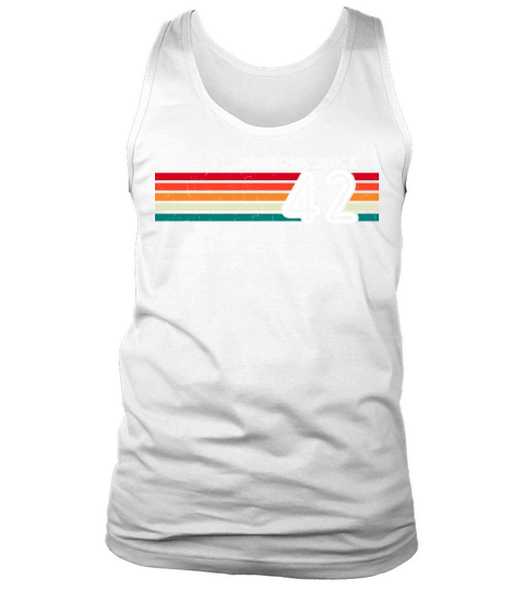 Awesome Since 1942 81st Birthday Gifts 81 Years Tank Top Unisex