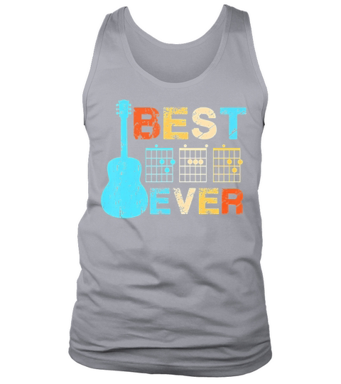 Best Dad Ever Guitar Chords Vintage Tank Top Unisex