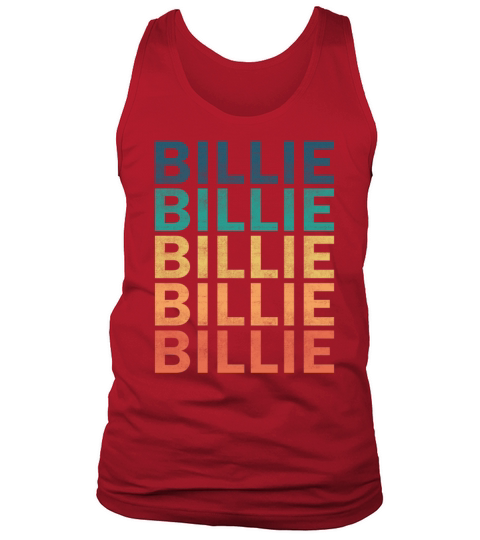 Billie Name T Shirt - Billie Vintage Retro Name Gi Tank Top Unisex