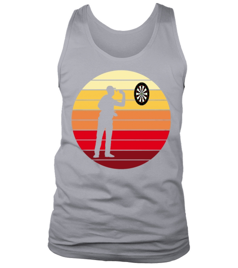 Darts Dart Player Dart-Throwing Retro Vintage Gift Tank Top Unisex