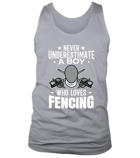Fencing Boy Tank Top Unisex