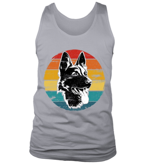 German Shepherd Lovers Vintage Mom Dad Dog Pet Tank Top Unisex