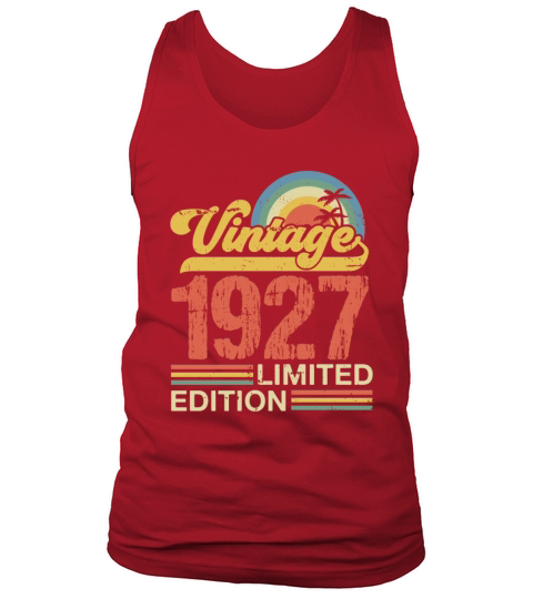 Retro Vintage 1927 Limited Edition Tank Top Unisex