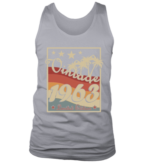 Vintage 1963 retro style Tank Top Unisex