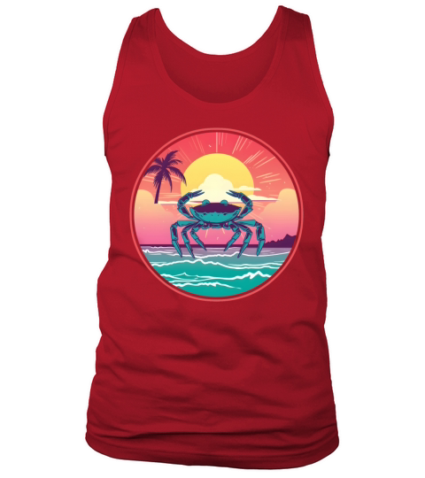 Vintage Crab Lovers Tank Top Unisex