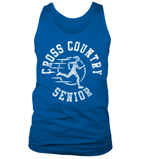 Vintage Cross Country Senior Tank Top Unisex