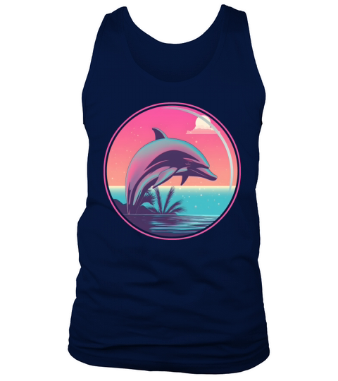 Vintage Dolphin Lovers Tank Top Unisex