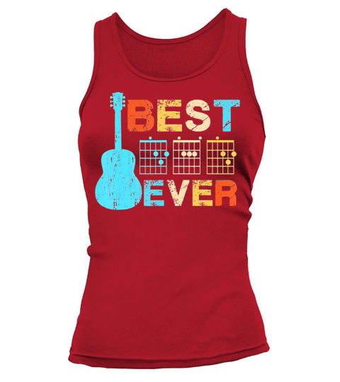 Best Dad Ever Guitar Chords Vintage Tank top Woman