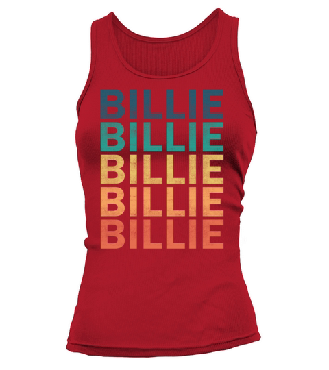 Billie Name T Shirt - Billie Vintage Retro Name Gi Tank top Woman