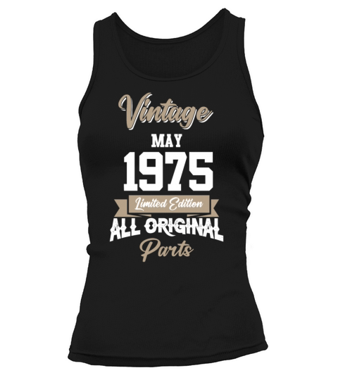 May 1975 Vintage Birthday Present Tank top Woman