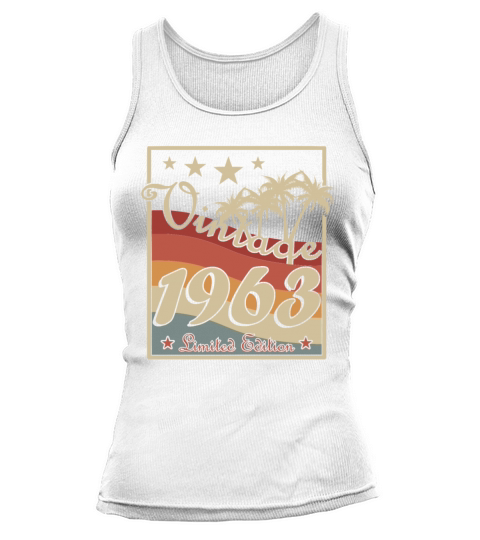Vintage 1963 retro style Tank top Woman