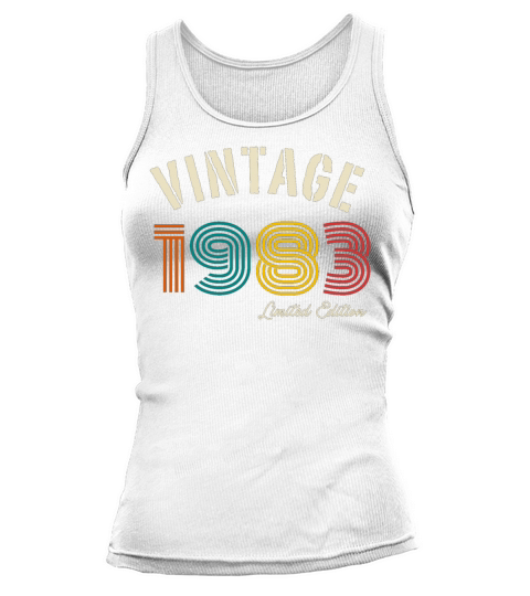 Vintage 1983 40th Birthday Tank top Woman