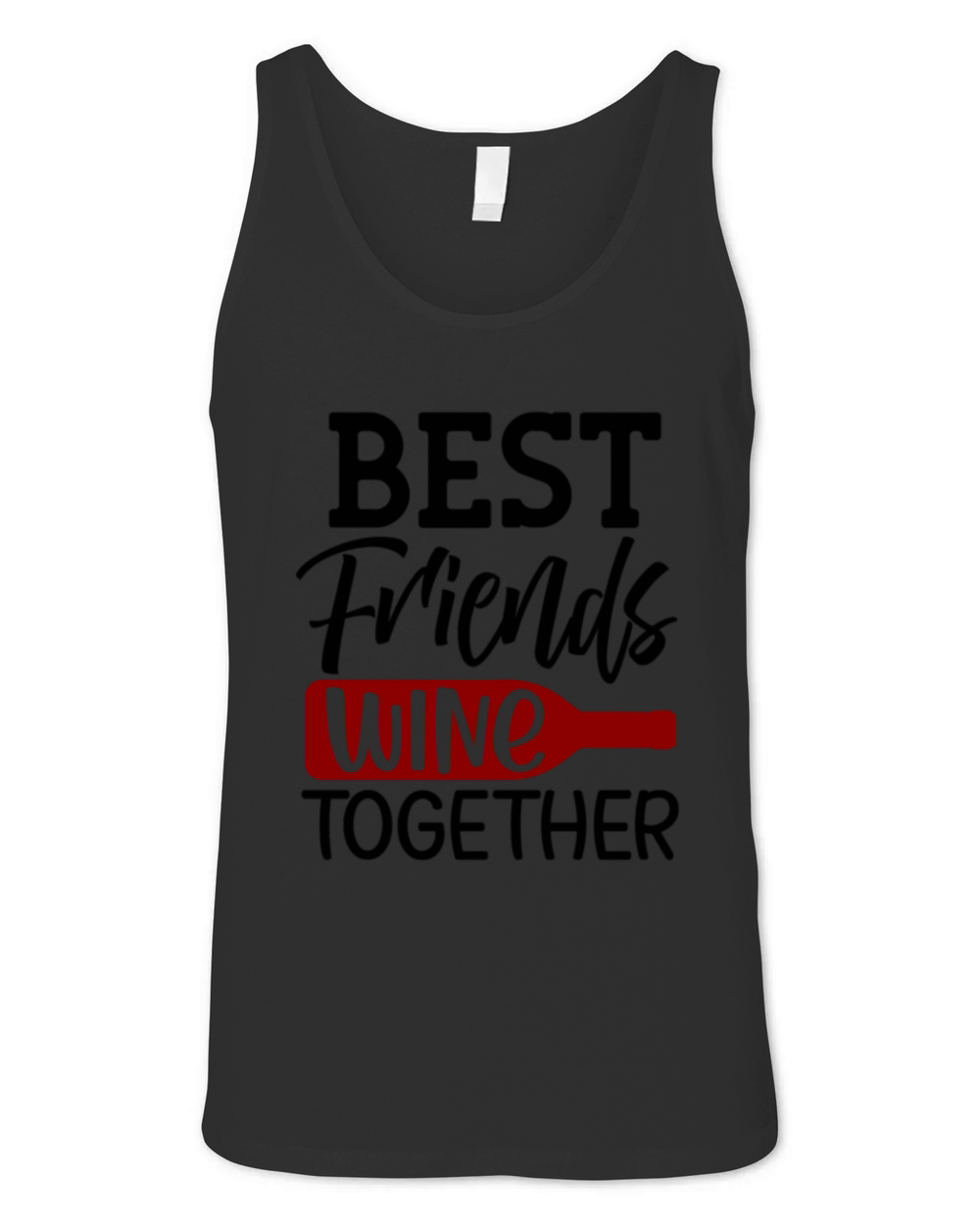 Best Friends Wine Together Unisex Jersey Tank