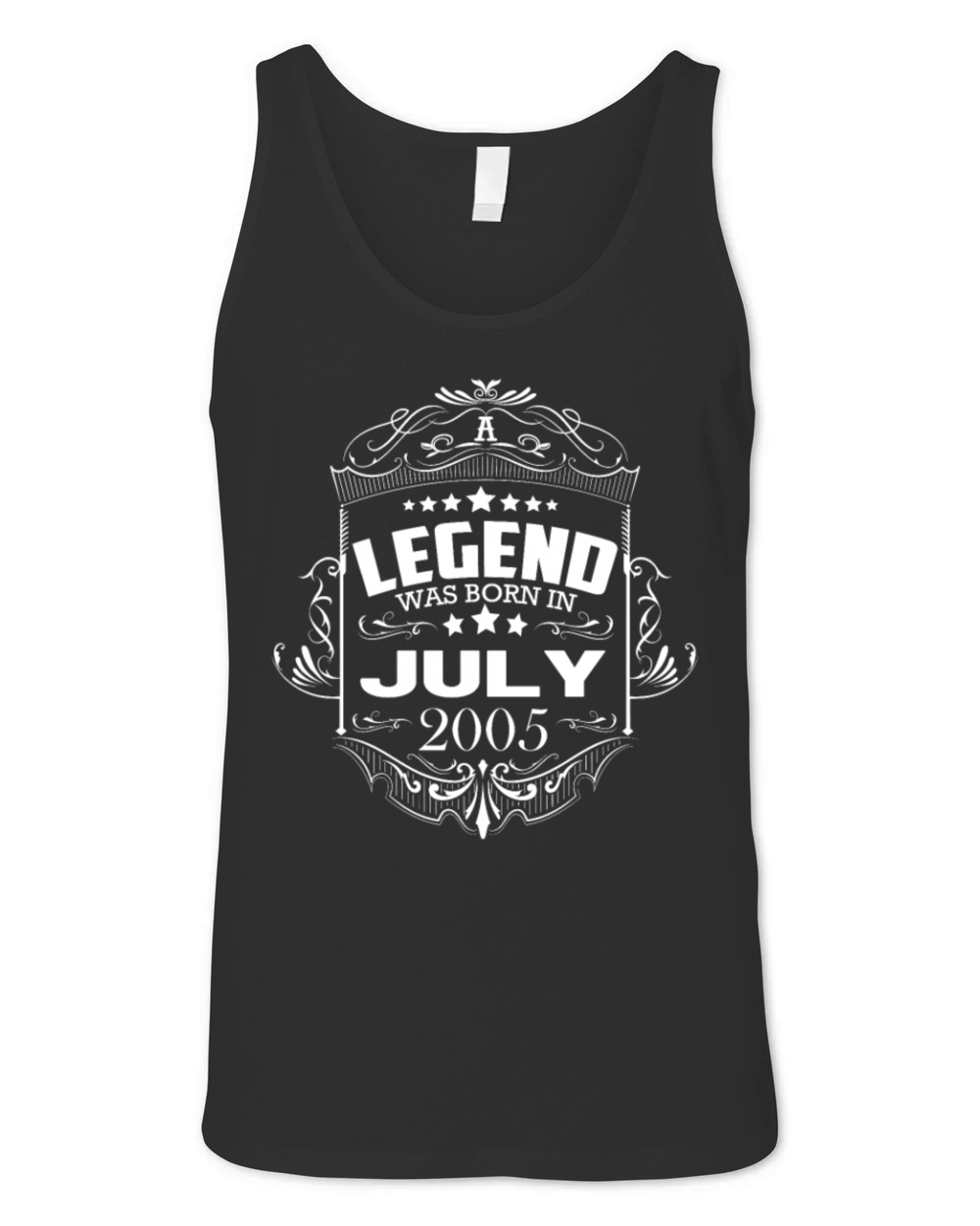 July 2005 Vintage Style 18th Birthday Unisex Jersey Tank