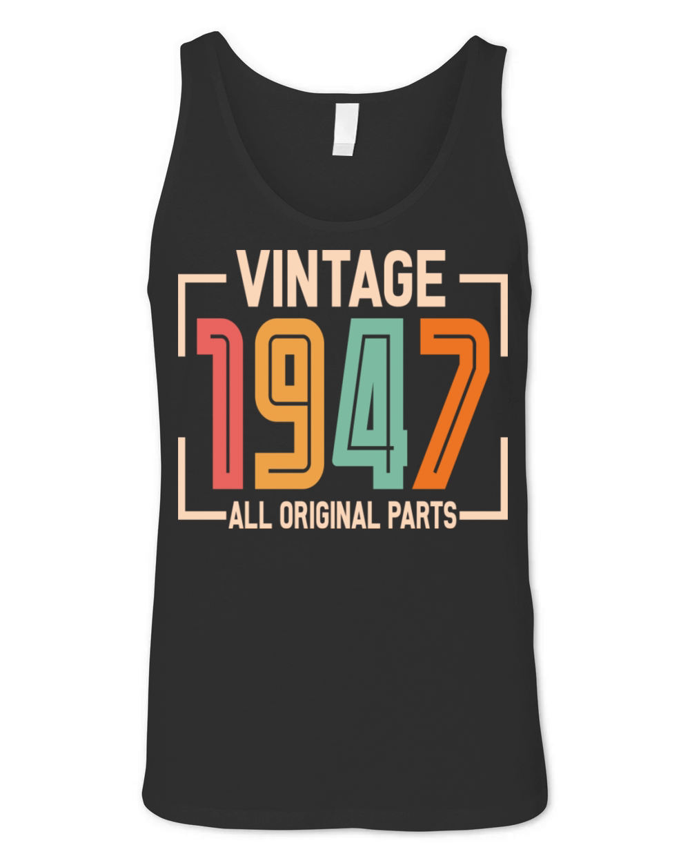 Vintage 1947 All Original Parts Unisex Jersey Tank