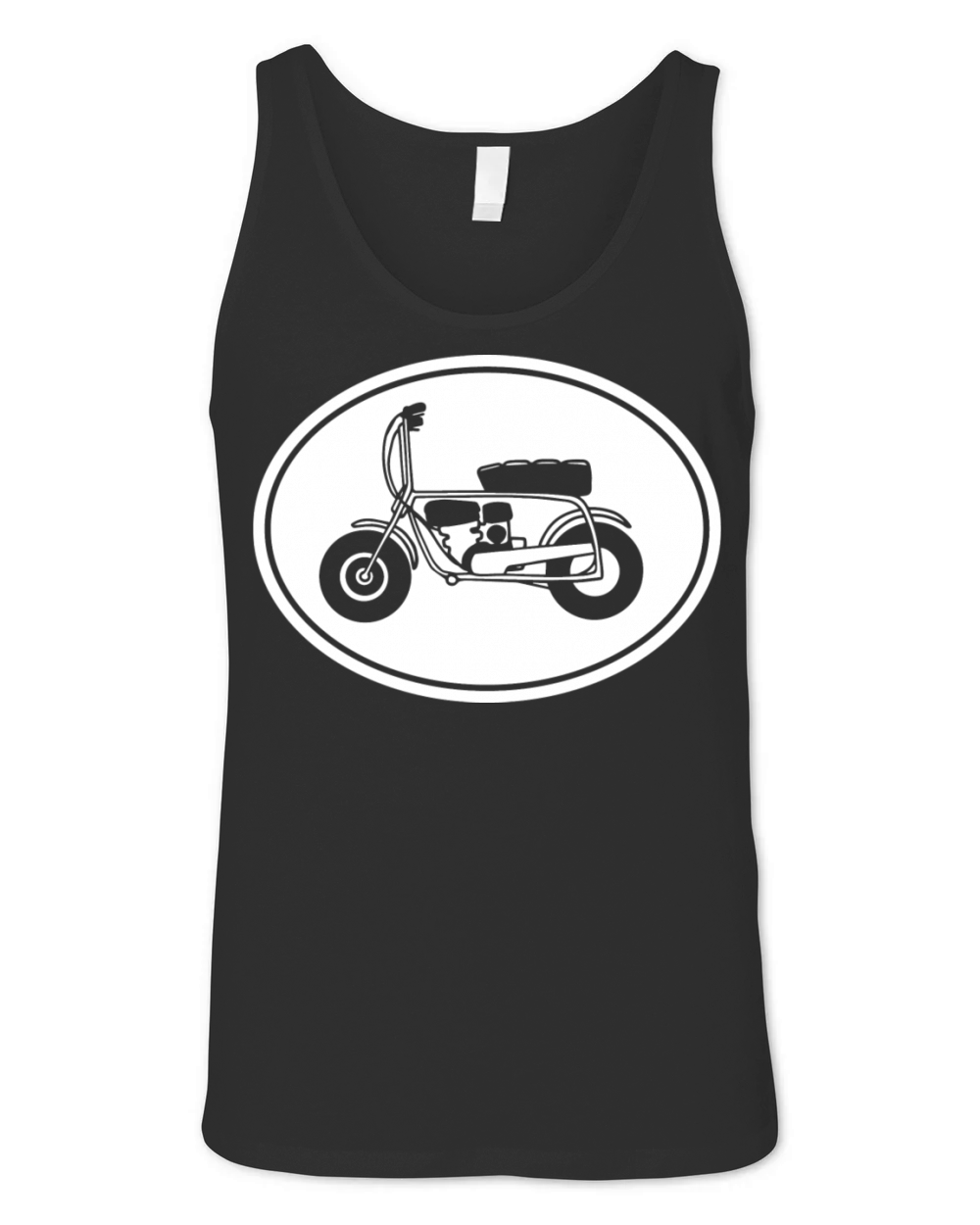 Vintage Minibike Mini Bike Graphic Unisex Jersey Tank
