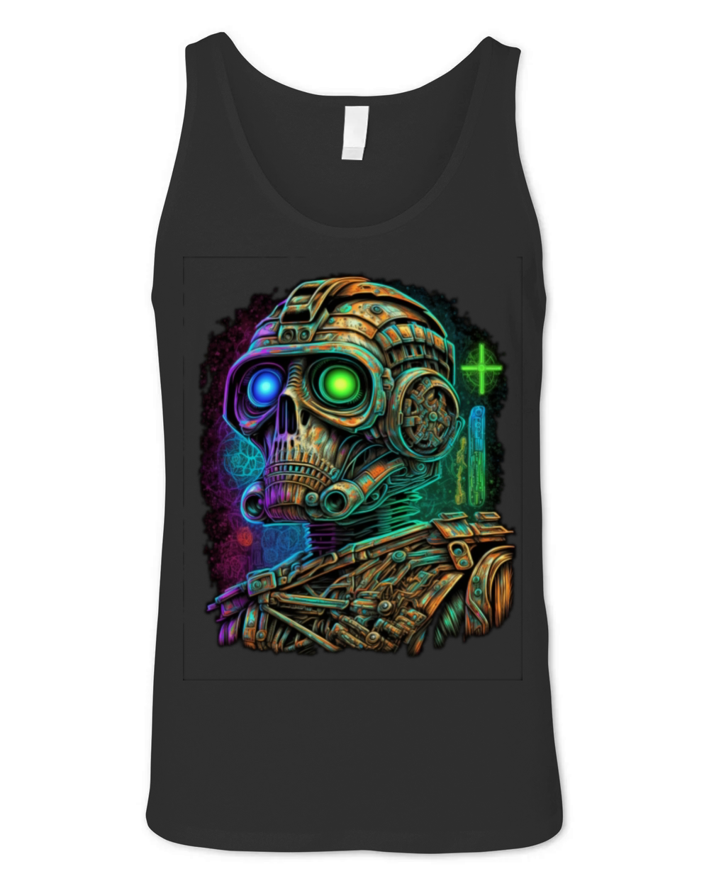 vintage robot Unisex Jersey Tank