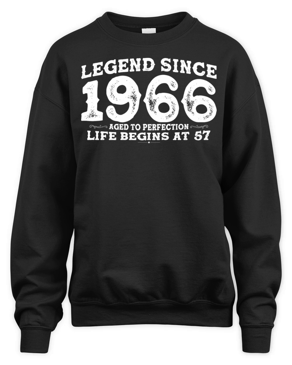 Vintage 1966 Shirt for Men Women 57 Year Old 57th Unisex Premium Crewneck Sweatshirt