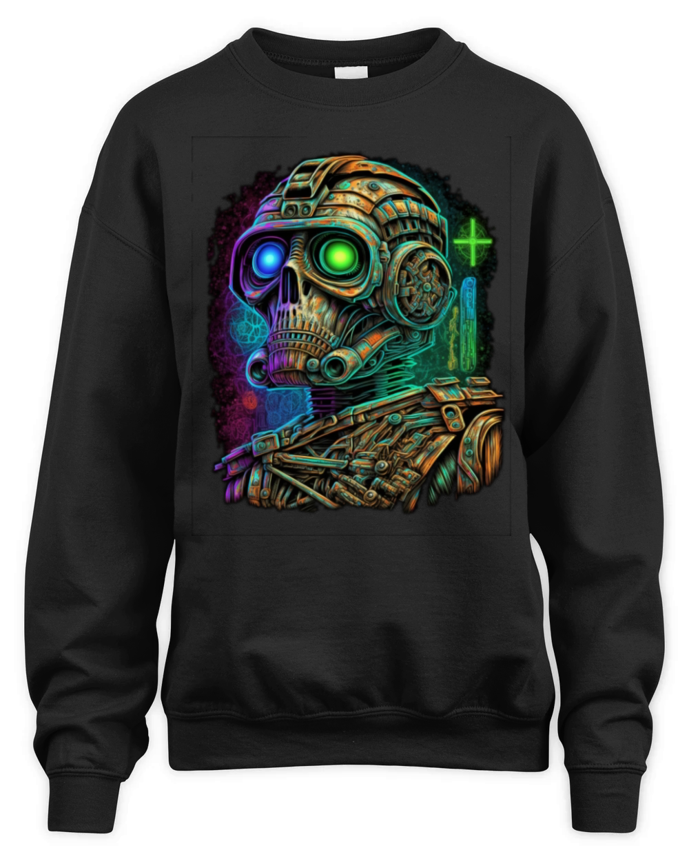 vintage robot Unisex Premium Crewneck Sweatshirt