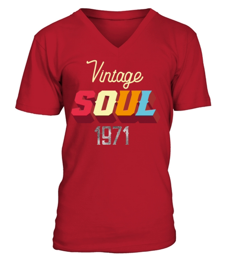Vintage Soul 1971 V-Neck T-shirt