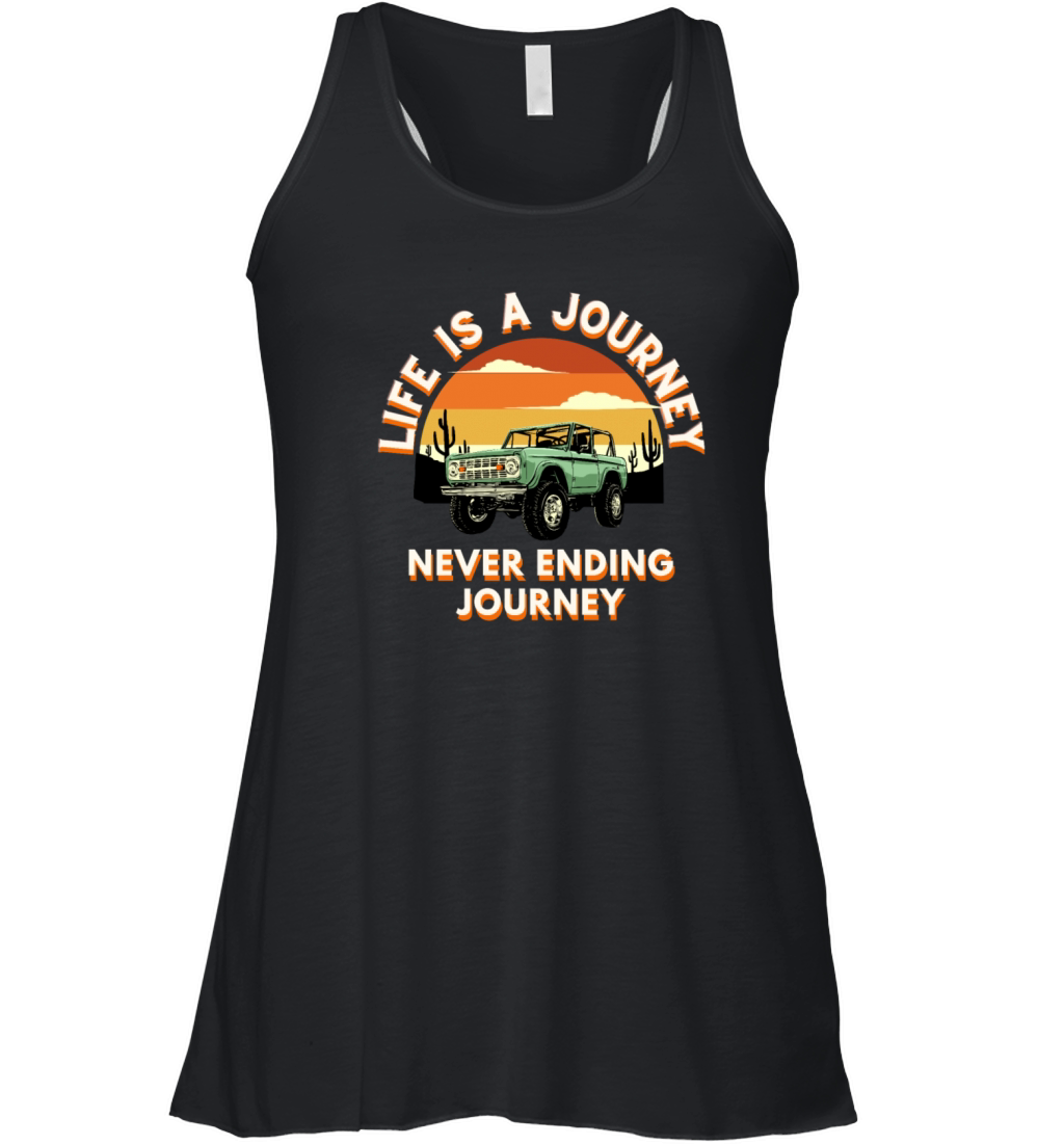 life is a journey Women's Flowy Tank Top